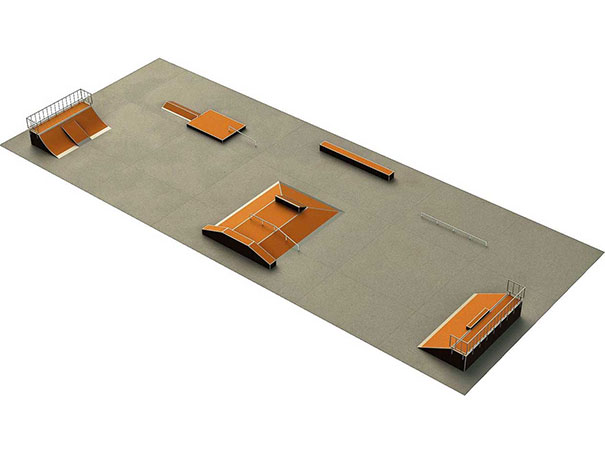 SKATE PARK 10 – modular skatepark equipment