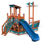 Fisher Boat – wooden children's playground