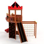 Hexagon Castle – wooden castle playground
